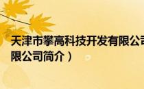 天津市攀高科技开发有限公司（关于天津市攀高科技开发有限公司简介）