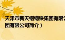 天津市新天钢钢铁集团有限公司（关于天津市新天钢钢铁集团有限公司简介）