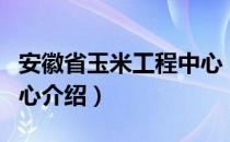 安徽省玉米工程中心（关于安徽省玉米工程中心介绍）