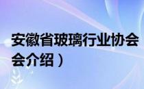 安徽省玻璃行业协会（关于安徽省玻璃行业协会介绍）