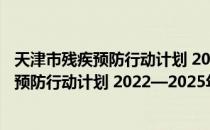 天津市残疾预防行动计划 2022—2025年（关于天津市残疾预防行动计划 2022—2025年简介）