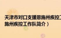 天津市对口支援恩施州疾控工作队（关于天津市对口支援恩施州疾控工作队简介）