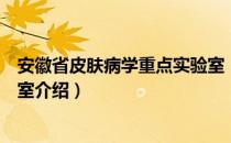 安徽省皮肤病学重点实验室（关于安徽省皮肤病学重点实验室介绍）