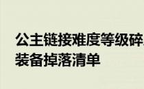 公主链接难度等级碎片掉落-公主链接第八章装备掉落清单