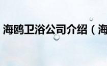 海鸥卫浴公司介绍（海鸥卫浴上市日期查询）