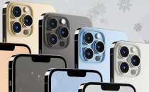 飘落的雪花壁纸以匹配iPhone13Pro颜色
