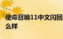 使命召唤11中文闪回-使命召唤15游戏闪回怎么样