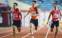 谢震业凭借10秒31的成绩夺得男子百米冠军
