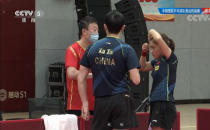 国乒金牌组合许昕刘诗雯战胜林高远张瑞