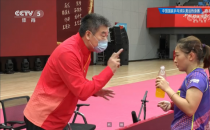 热身赛刘诗雯开局进入状态较快取得了3比0的领先