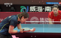 陈梦VS何卓佳的比赛中陈梦进入状态非常快打球思路也很清晰