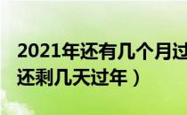 2021年还有几个月过年（2021年有几个星期还剩几天过年）