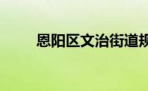 恩阳区文治街道规划（e夜情网站）