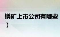 镁矿上市公司有哪些（相关上市公司龙头一览）