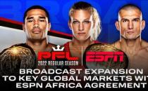 PFL mma与espn非洲转播协议支持向关键的全球市场扩张