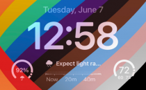 常亮显示屏与iOS16的锁屏小部件配合使用