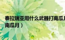 泰拉瑞亚用什么武器打南瓜月最好（泰拉瑞亚用什么装备打南瓜月）