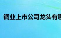 铜业上市公司龙头有哪些铜业股票概念一览