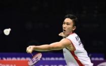 桃田贤斗受伤后的首次公开训练