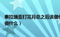 泰拉瑞亚打完月总之后该做什么（泰拉瑞亚打完月总之后该做什么）