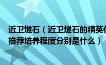 近卫燧石（近卫燧石的精英化、等级、潜能、技能、信赖的推荐培养程度分别是什么）