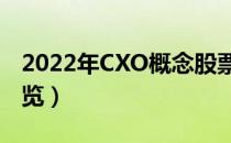 2022年CXO概念股票有那些（CXO龙头股一览）