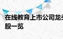 在线教育上市公司龙头股有哪些在线教育概念股一览