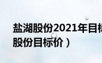 盐湖股份2021年目标价多少（000792盐湖股份目标价）