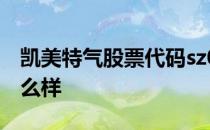 凯美特气股票代码sz002549凯美特气股票怎么样