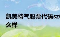 凯美特气股票代码sz002549凯美特气股票怎么样