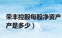 荣丰控股每股净资产（荣丰控股000668净资产是多少）