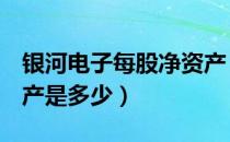银河电子每股净资产（银河电子002519净资产是多少）