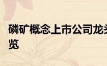 磷矿概念上市公司龙头有哪些磷矿板块股票一览