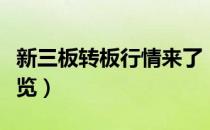 新三板转板行情来了（新三板转板上市公司一览）