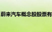 蔚来汽车概念股股票有哪些利好哪些上市公司