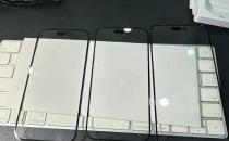 全系灵动岛设计四等边框最窄1.55mm  iPhone 15系列前玻璃面板曝光