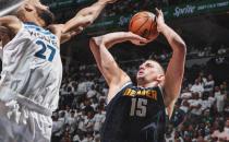 约基奇35+7+7爱德华兹44分 掘金力克森林狼2-2